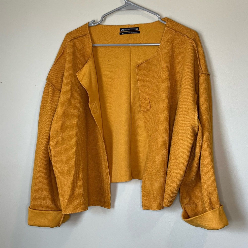 Gold urban outfitters cardigan
